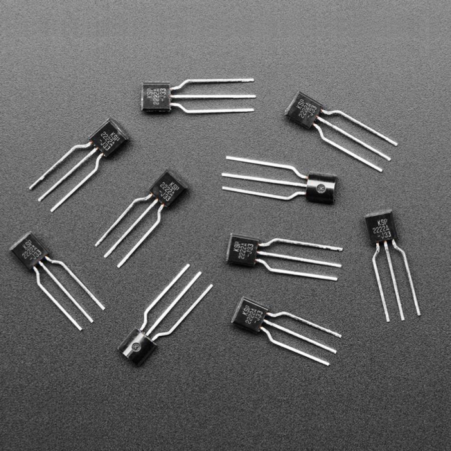 NPN Bipolar Transistors (PN2222) - 10 pack [ada-756]