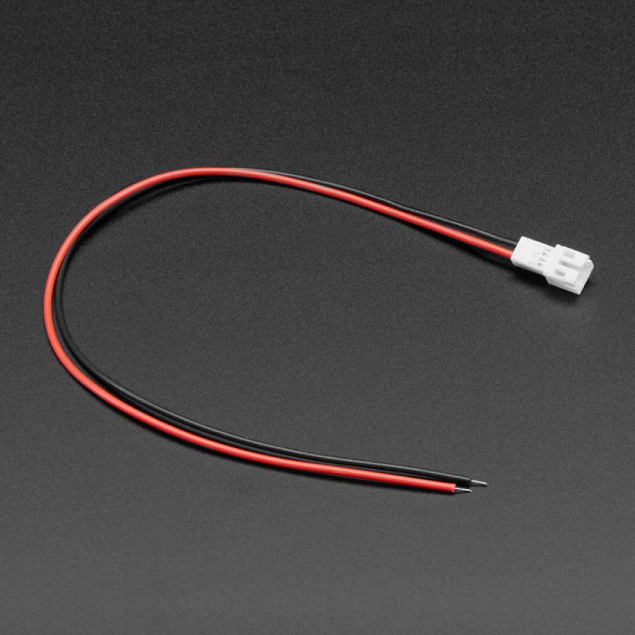 JST PH 2-Pin Cable – Male Header 200mm [ada-3814]