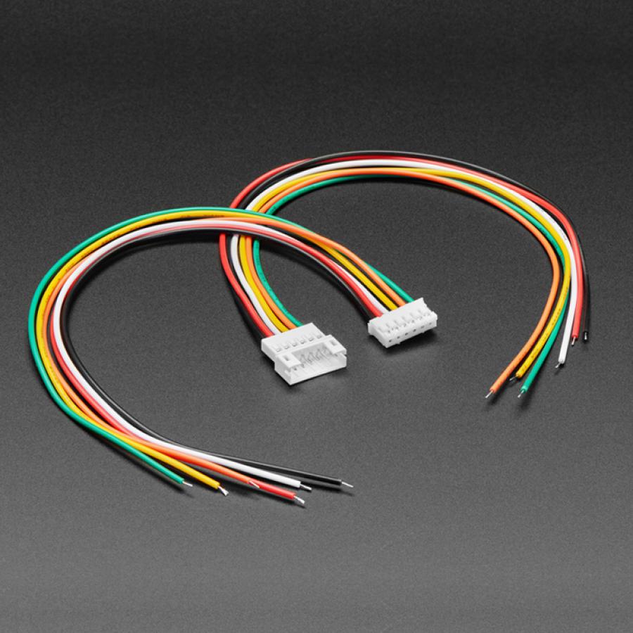 2.0mm Pitch 6-pin Cable Matching Pair - JST PH Compatible [ada-5090]