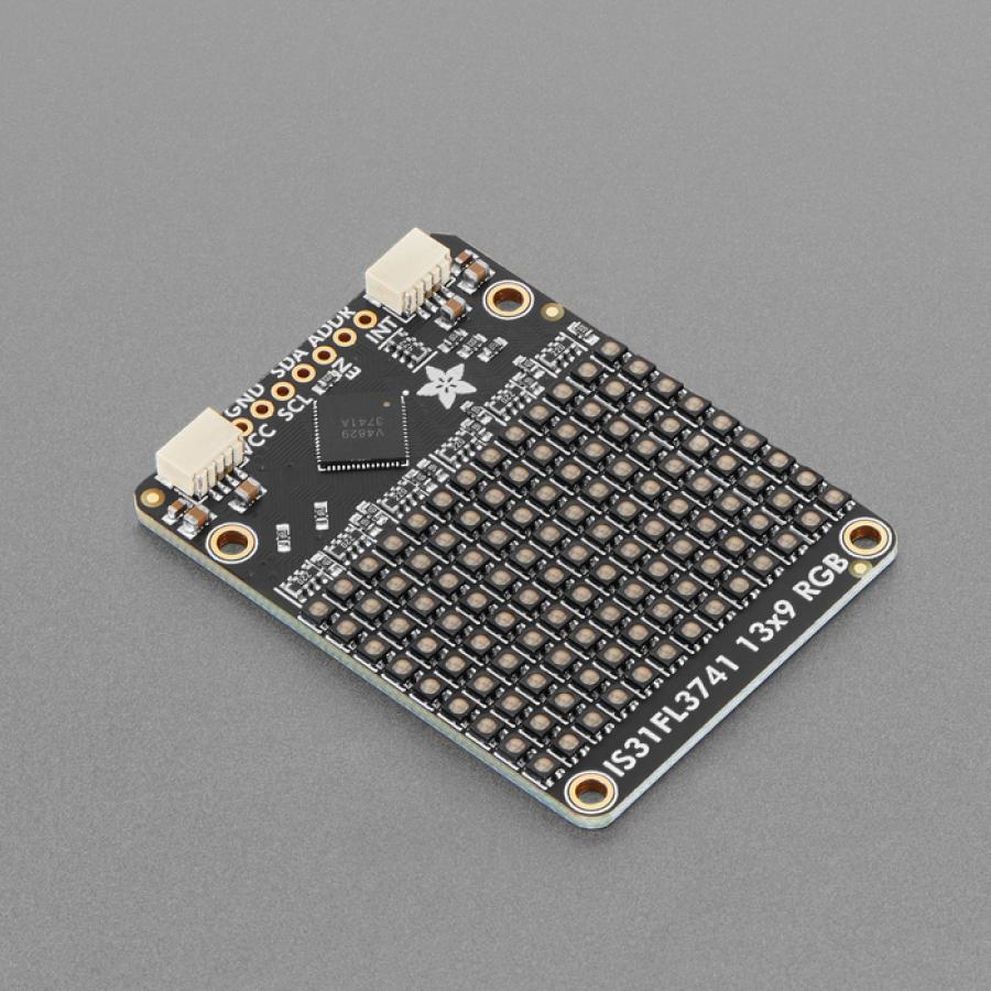 Adafruit IS31FL3741 13x9 PWM RGB LED Matrix Driver - STEMMA QT / Qwiic [ada-5201]