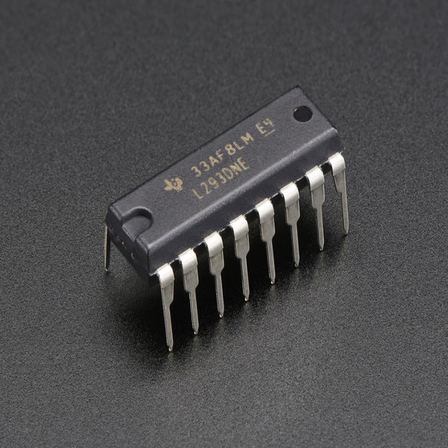 Dual H-Bridge Motor Driver for DC or Steppers - 600mA - L293D [ada-807]