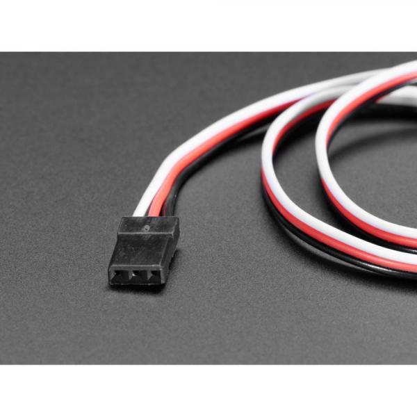 디바이스마트,케이블/전선 > 점퍼/하네스/악어/바나나 > 점퍼 와이어/케이블,Adafruit,Servo Extension Cable - 50cm / 19.5inch long [ada-973],서보 연장 케이블 / 길이 : 약 50cm / 19.5인치