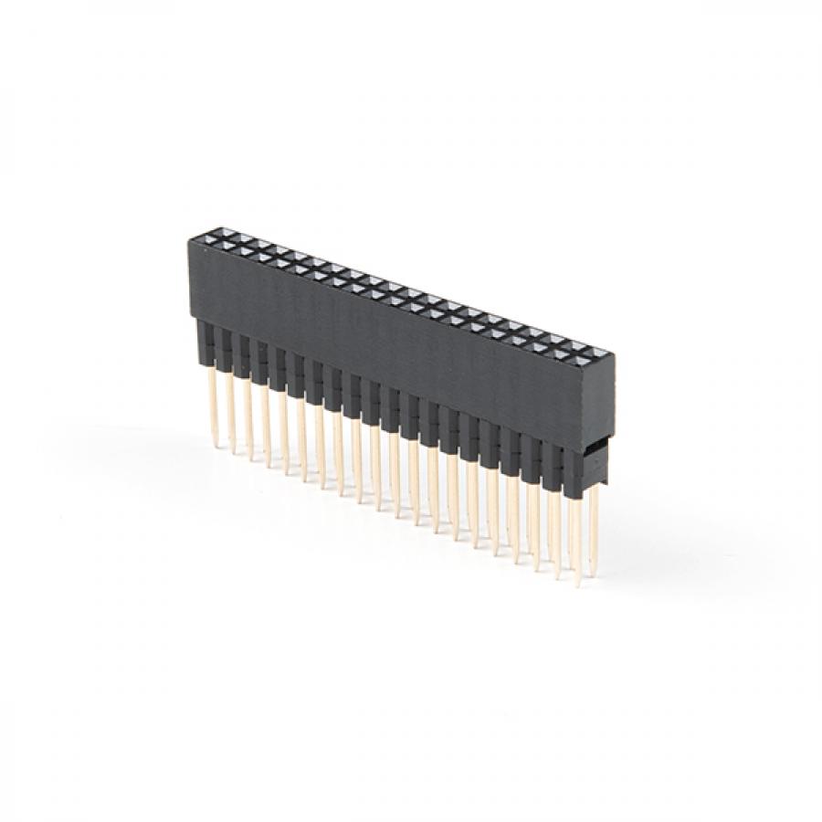 Extended GPIO Female Header - 2x20 Pin (13.5mm/9.80mm) [PRT-16764]