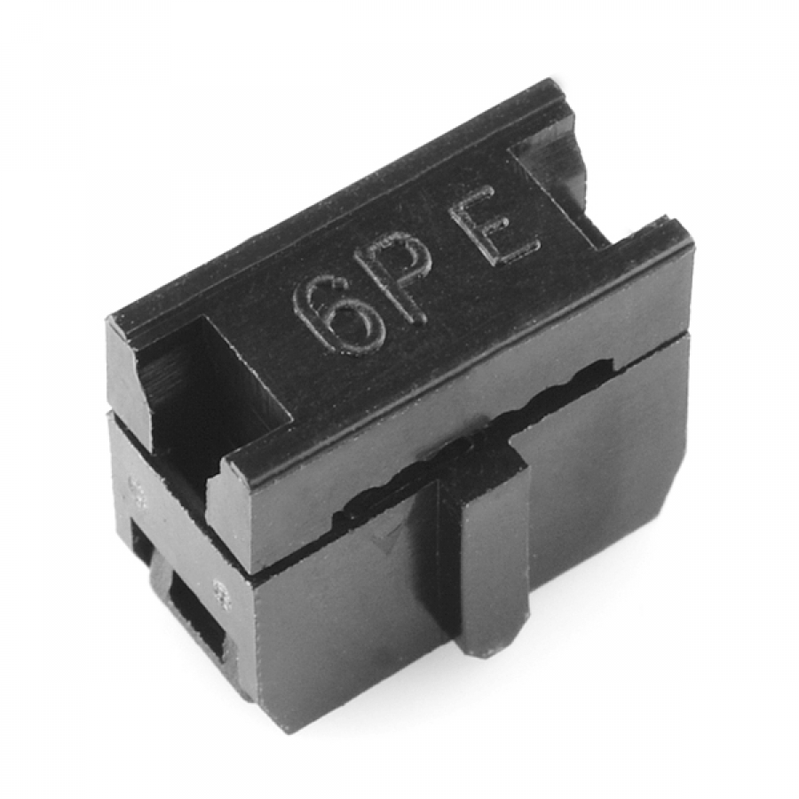 Ribbon Crimp Connector - 6-pin (2x3, Female) [PRT-10651]