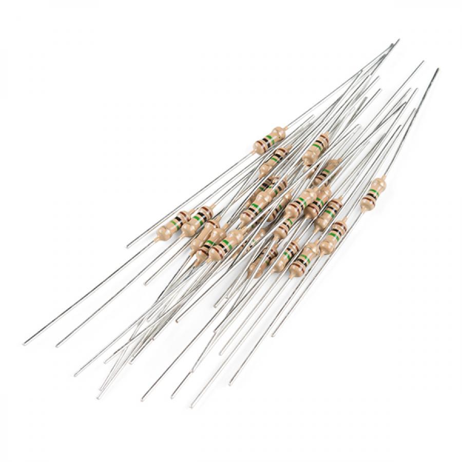 Resistor 1M Ohm 1/4 Watt PTH - 20 pack (Thick Leads) [PRT-14494]