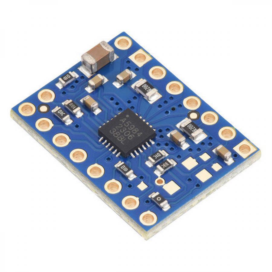 A5984 Stepper Motor Driver Carrier, Fixed 1A@5V / 660mA@3.3V, Blue Edition #5346