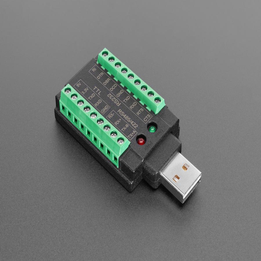 USB to Multi-Protocol Serial Adapter: RS-232 / TTL UART / RS-485 [ada-5995]