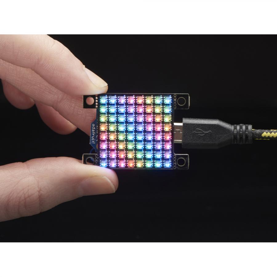 Adafruit DotStar High Density 8x8 Grid - 64 RGB LED Pixel Matrix [ada-3444]