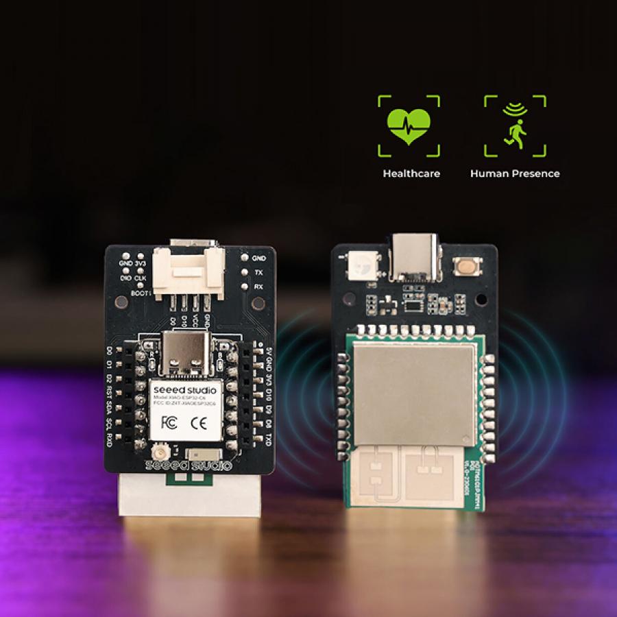 MR60BHA2 60GHz mmWave 호흡 및 심장 박동 감지 센서, XIAO ESP32C6 포함 [114993387]