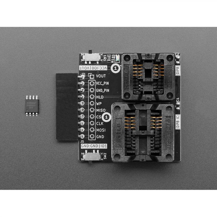 Bus Pirate 5 SOIC / SOP8 SPI Flash Adapter [ada-6021]