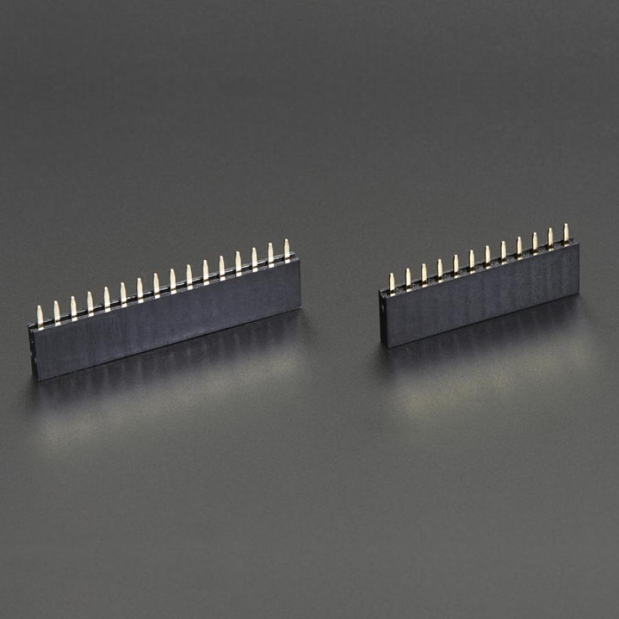 Header Kit for Feather - 12-pin and 16-pin Female Header Set [ada-2886]