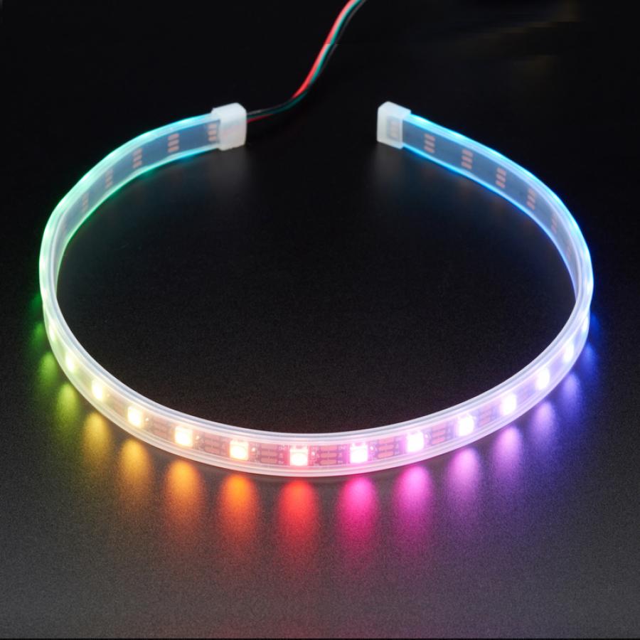 Adafruit NeoPixel LED Strip with 3-pin JST PH 2mm Connector - 60 LED/meter / 0.5 Meter [ada-3919]