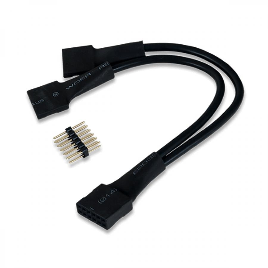 2x6-pin to Dual 6-pin Pmod Splitter Cable 240-110