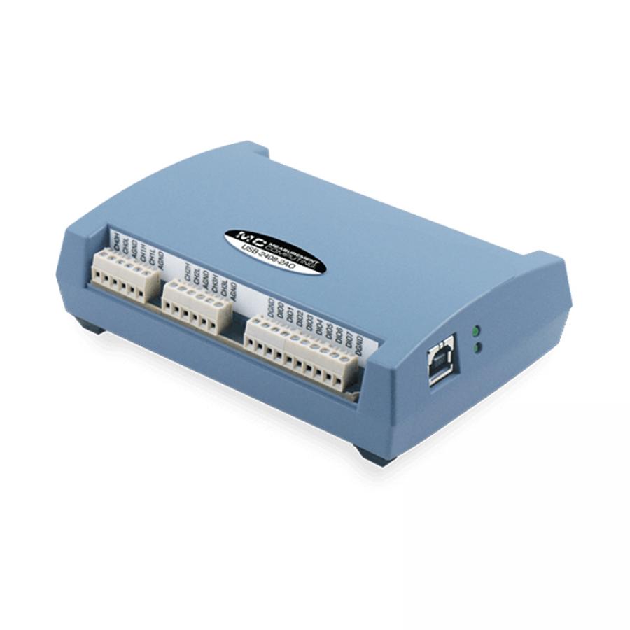 MCC USB-2408-2AO: High Precision Thermocouple and Voltage Measurement USB DAQ Device 6069-410-064