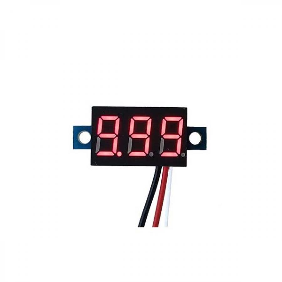 [NER-20209] 세그먼트 전압측정기 Mini 3-wire Volt Meter(0-9.9VDC)