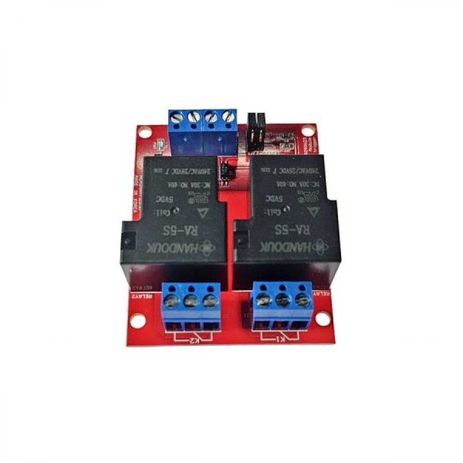 [NER-20412] RELAY-20A(CH2)-5V (2CH Relay Module) 버전A