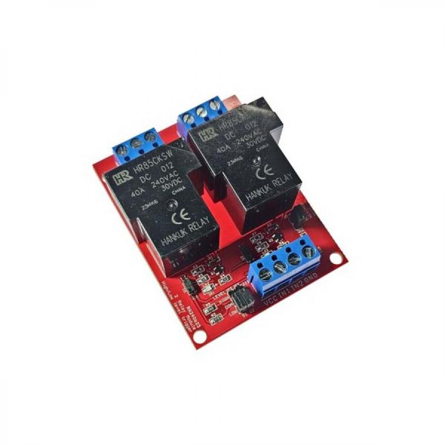 [NER-20413] RELAY-20A(CH2)-12V (2CH Relay Module) 버전A