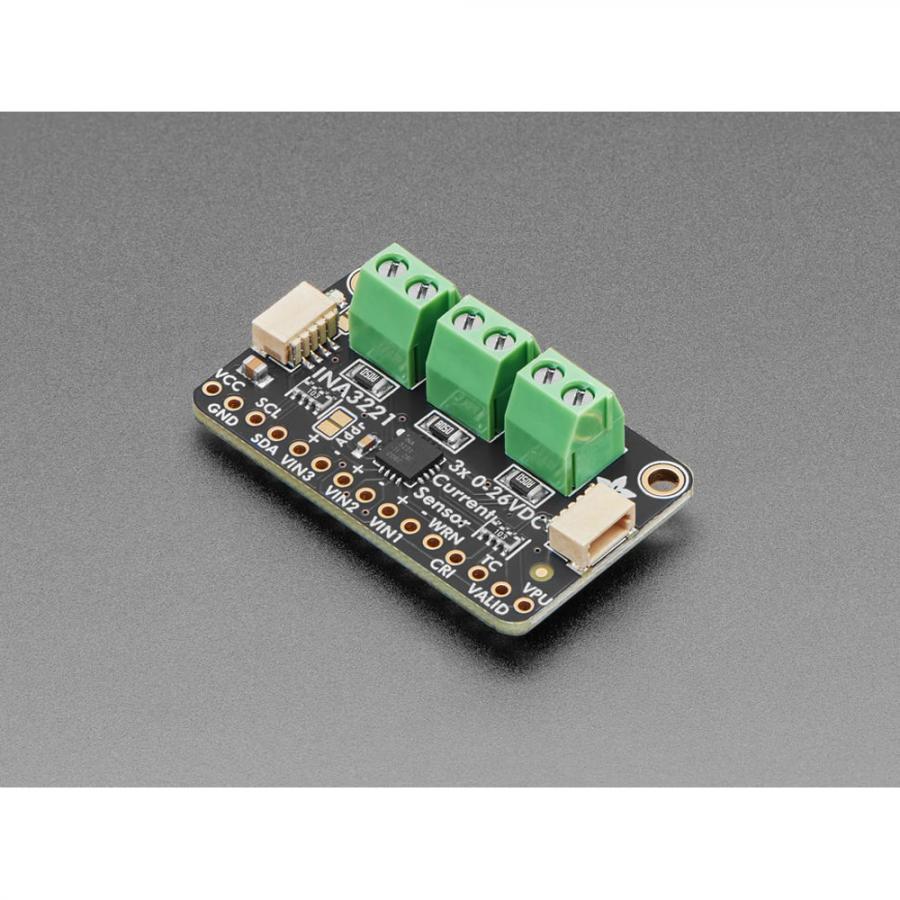 Adafruit INA3221 - Triple 0-26 VDC, ±3.2 Amp Power Monitor - STEMMA QT / Qwiic [ada-6062]