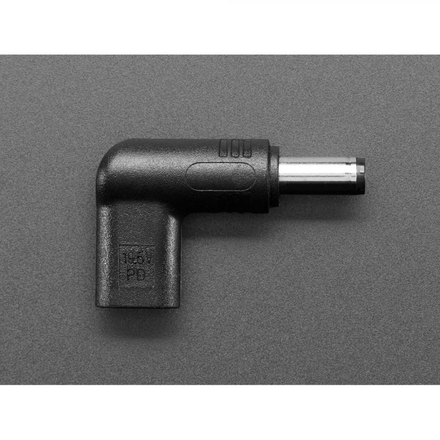 USB Type C PD to 5.5mm/2.1mm Barrel Jack Adapter - 20V [ada-6033]