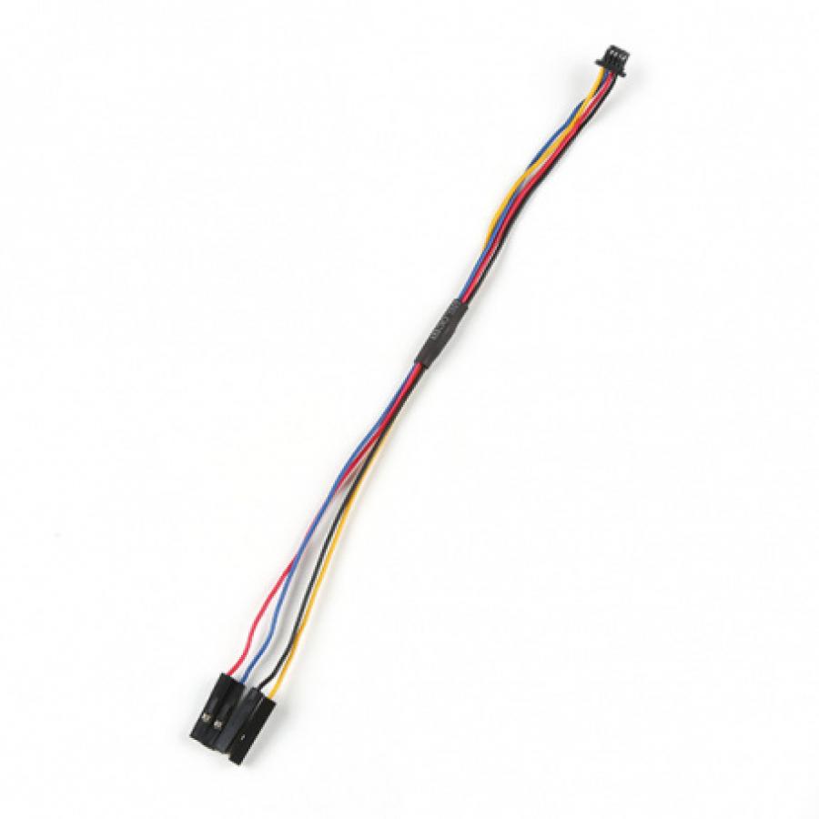 Flexible Qwiic Cable - Female Jumper (4-pin, Heat Shrink) [CAB-22726]