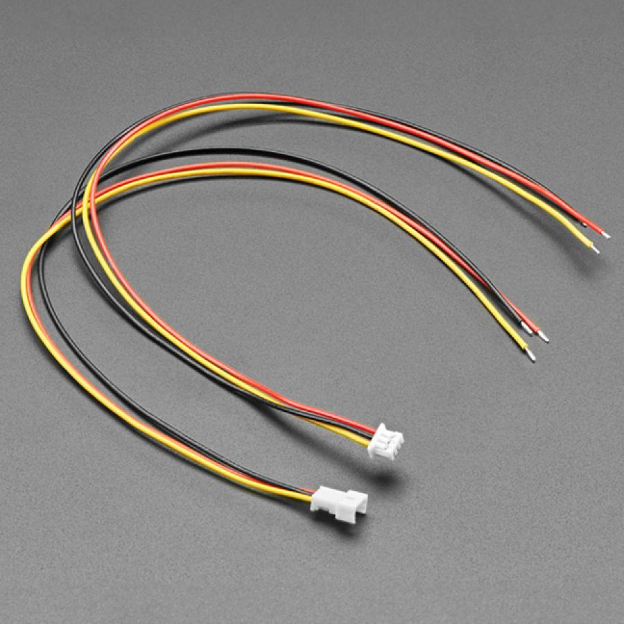 1.25mm Pitch 3-pin Cable Matching Pair - 40cm long - Molex PicoBlade Compatible [ada-4721]