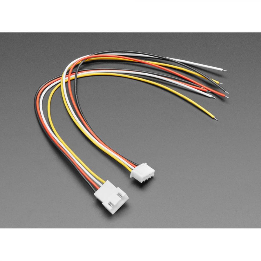 2.5mm Pitch 4-pin Cable Matching Pair - JST XH compatible [ada-4874]