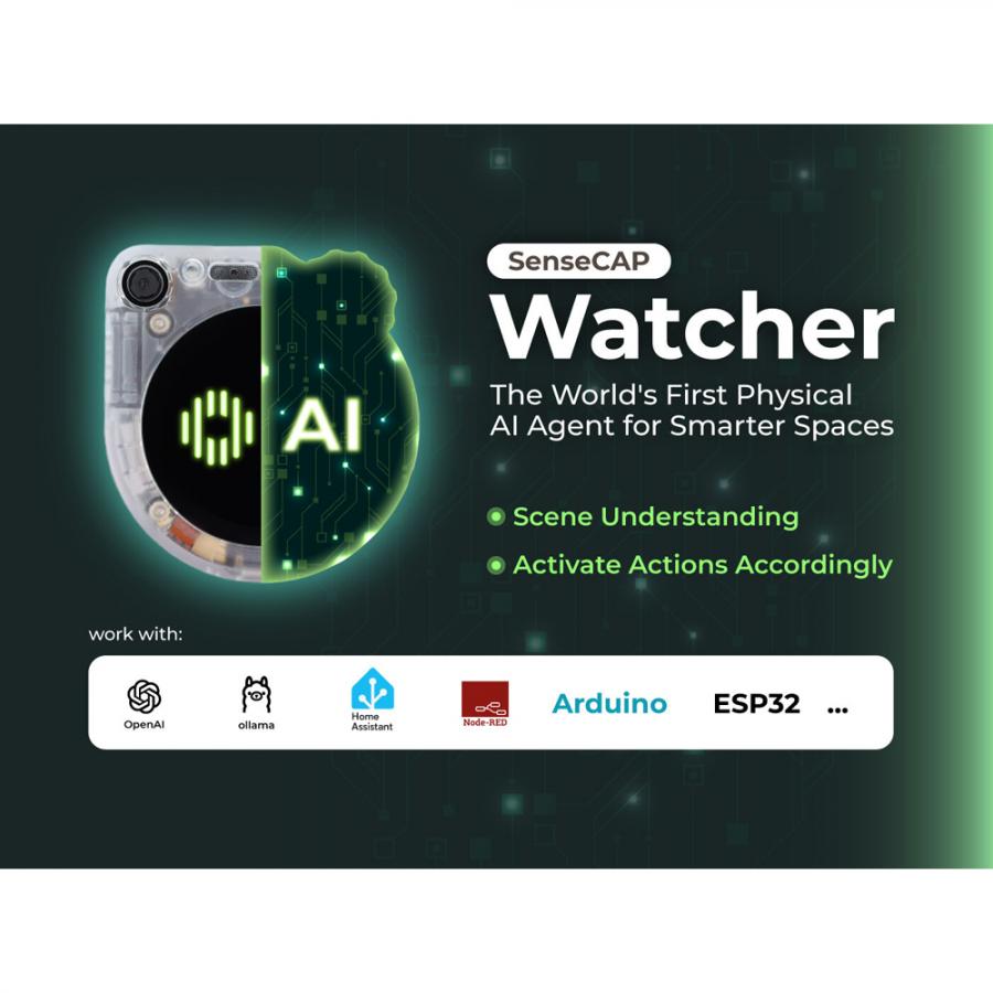 SenseCAP Watcher W1-A 투명 인클로저 [113991315]