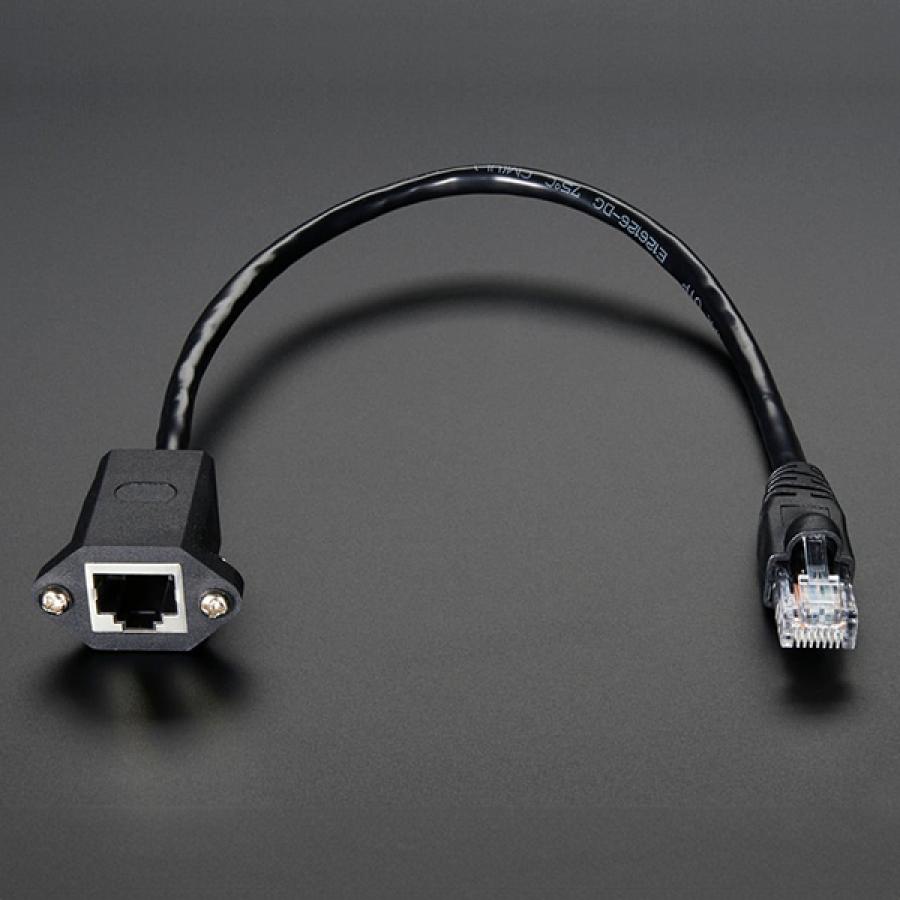 Panel Mount Ethernet Extension Cable [ada-909]