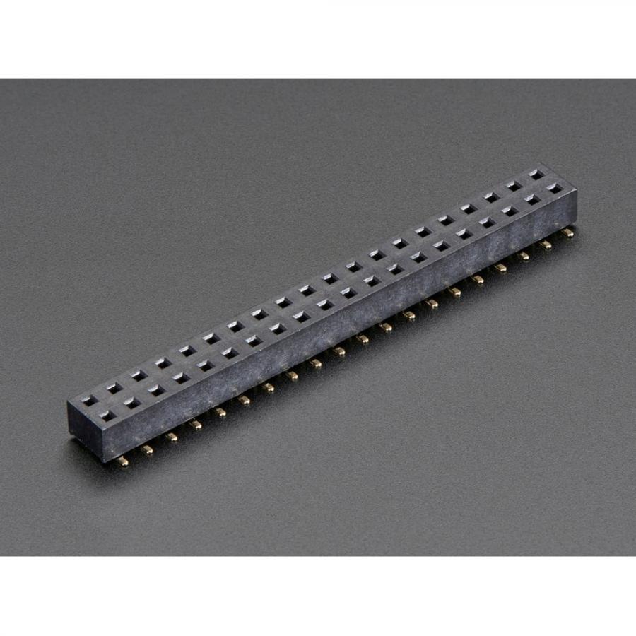 SMT GPIO Header for Raspberry Pi HAT - 2x20 Short Female Header [ada-2187]