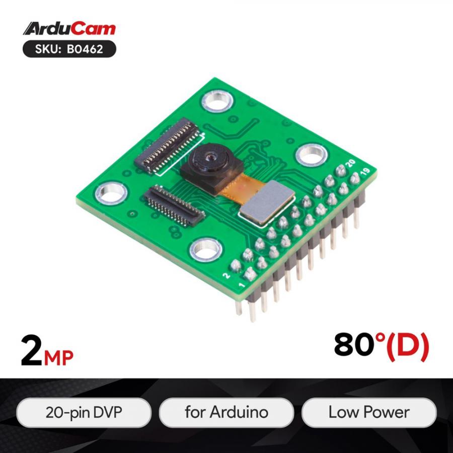 2MP GC2145 Color DVP Camera Module for Arduino GIGA R1 WIFI Board [B0462]