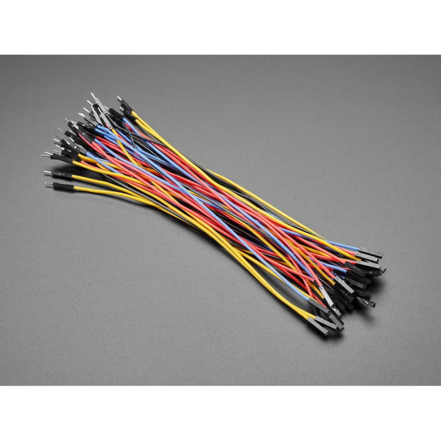 Premium Silicone Covered Extension Jumper Wires - 200mm x 40 [ada-4635]