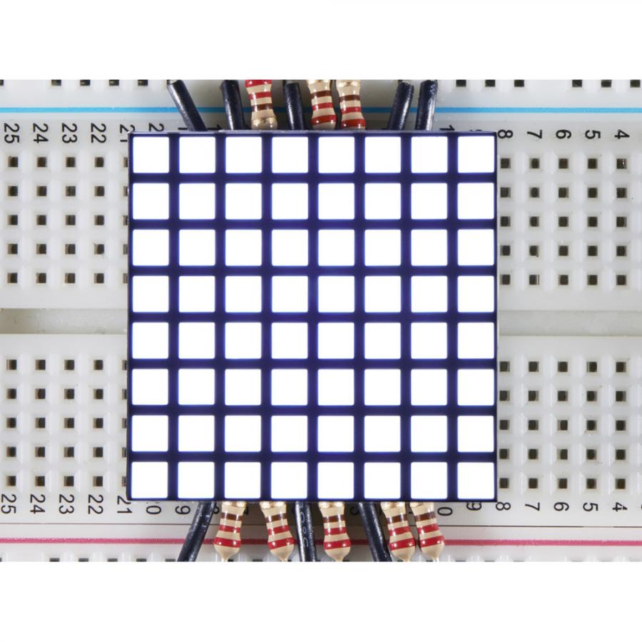 1.2inch 8x8 Matrix Square Pixel - White - KWM-R30881CWB-Y [ada-1821]