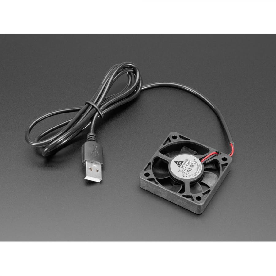 5V Square USB Fan - 5 cm [ada-6099]