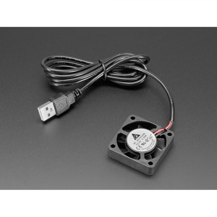 5V Square USB Fan - 4 cm [ada-6101]