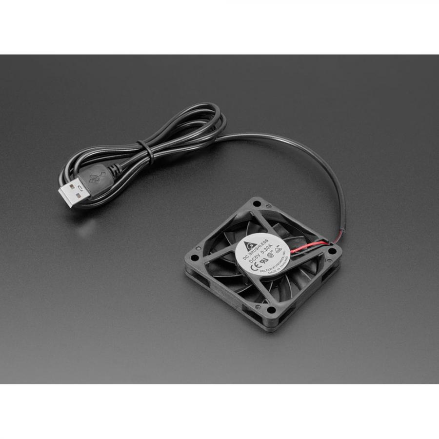 5V Square USB Fan - 6 cm [ada-6103]